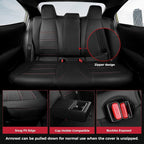 FREESOO Custom Leather Seat Covers for Toyota Corolla L LE 2020-2022 | Sedan, Full Set, Waterproof, Airbag Compatible, Scratch-resistant, Anti-slip, Protector Cushion, Durable Material, Easy-clean - Image 4