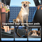 Dog Seat Cover for Back Seat, Hard Bottom Back Seat Extender, 100% Waterproof & Machine Washable, 600D Heavy Duty, Supports 400lbs for Travel & Camping, Dog Back Seat Pet Cover for Cars - Image 5