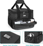Trunab Insulated Medical Bag with Dividers, Medicine Pouch, Black | Empty Bag for Custom Setup, Ideal for Home, Travel and Camping - Image 4