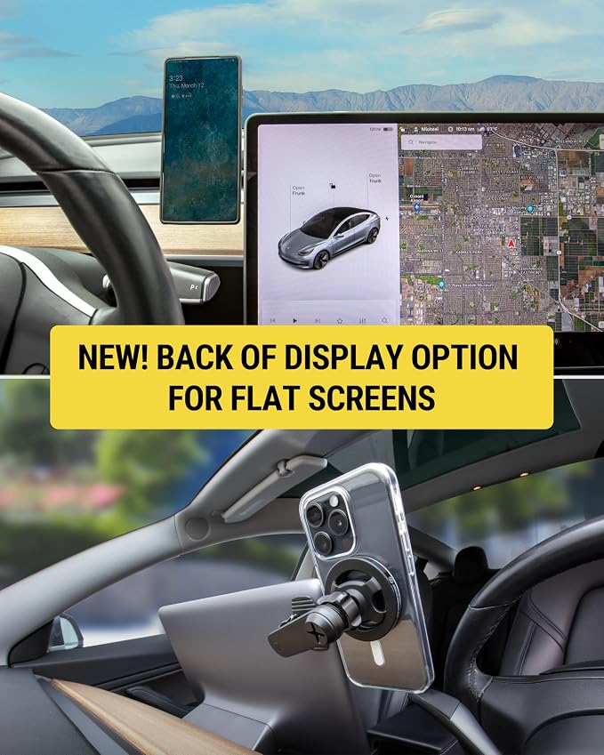 Scosche MagicMount MS 5-in-1 MagSafe Phone Mount for Car Vent, Dashboard and Back of Display for Floating Screens, Hands Free Magnetic Cell Phone Holder Compatible with iPhone 17 16 15 14 13 12 - Image 7