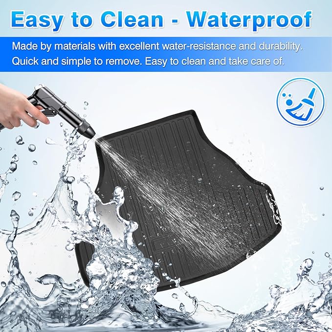Cartist Cargo Liner Fits for Honda Accord 2013 2014 2015 2016 2017, All Weather Rear Trunk Mat for Accord Accessories Heavy Duty Car Cargo Mat - Image 3