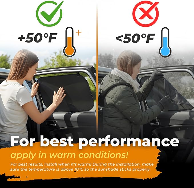 CARAMAZ Car Window Shade for Baby with Certified UV-Protection 2 Pack - 20"x12" - Image 9