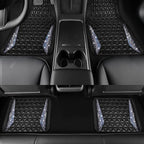 CAR PASS Dazzle Colour Change Car Mats Diamond Floor Mats Full Set Anti-Slip 3D Rhombus Waterproof Universal Trim Fit Liner Glitter Crystal Sparkly Shining Rhinestone Girl Women SUV Sedan Van Colorful - Image 5