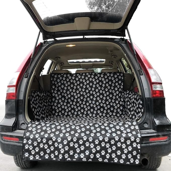 HelloTree SUV Trunk Cargo Liner for Dogs | Waterproof Oxford Pet Cargo Cover for Cars, Washable Dog Seat Mat to Protect Vehicle, Pet Travel Accessory by HelloTree