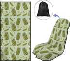 SEANATIVE Funny Pickles Print Ultra-Breathable Car Seat Towel Cover Sweatproof Automotive Towel - Fast Drying Sweat Towels for Workout, Running & Outdoor Adventures - Image 5