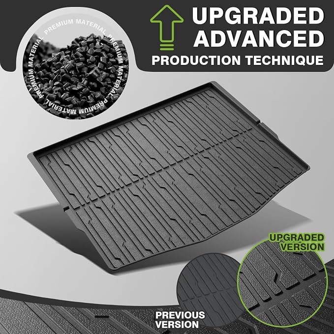 BestEvMod Vehicle Mat Cargo Liner Trunk Compatible with Mach-E 2026 2025 2024 2023 2022 2021Accessories All Weather Protection Heavy Duty Waterproof Easy to Clean Cargo Mat(Upgraded Trunk Liner) - Image 2