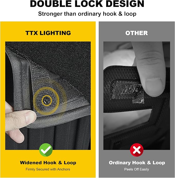 Cargo Liner Fit for Honda CRV 2023-2026 (Gasoline & Hybrid) | TTX LIGHTING Cargo Mat (Upper Deck) with Back Seat Protectors All-Weather TPE CR-V Accessories Backrest Mats - Image 6