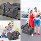 Infant Car Seat Travel Bag for Airplane Compatible with All Nuna Pipa Car Seat and Base,Chicco KeyFit 30 and Base, Padded Car Seat Bags for Air Travel,Car Seat Gate Check Bag with Side Pocket, Gray - Image 6