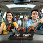 12V Adjustable 3-Head Car Cooling Fan, 360° Rotation Dashboard Fan with 2 Speeds, Portable Tree-Style Turbo Cooler for SUV/RV/Truck/Van/Diesel Engine, Powered by Cigarette Lighter - Image 2