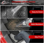 Floor Mats for 2021-2025 2026 Kia Sorento 6&7 Passenger | Not for Hybrid, Trunk Mat Cargo Mat Cargo Liner TPE All Weather Back Seat Cover Protector 2024 Sorento Accessories - Image 5