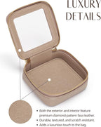 Small Makeup Pouch Clear Makeup Bag for Purse Travel Mini Bag for Women for Essentials Cute Cosmetic Case Traveling Small Toiletry Bag Portable Mini Pouch for Car Organizer Bag Gold - Image 5