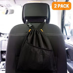 GNEGNI 2PCS Hanging Car Garbage Can - Waterproof Leakproof Trash Bag | Car Trash Can with Durable Leakproof Lining, Keeps Vehicle Clean and Neat - Image 2