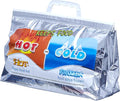 Superio Hot and Cold Insulated Bags for Food Delivery, Grocery Shopping Bags, Food Storage for Hot and Frozen Food for Travel, Disposable Cooler Bag, Reinforced Thermal Lunch Bag (1, 13"x5.5"x8.5") by Superio