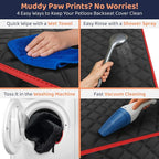 Dog Car Seat Cover for Back Seat, Waterproof Hammock for Car, SUV & Truck, Non-Slip Backseat Cover for Dogs, Heavy-Duty Dog Hammock Style Seat Protector Pets, Easy to Install & Clean - Image 5