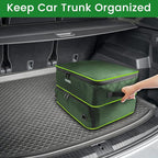 YOREPEK Golf Gifts for Men, 2 Layer Golf Trunk Organizer for 2 Pair Shoes | Waterproof Car Trunk Locker with Separate Ventilated Compartment for Balls, Tees, Clothes, Gloves, Birthday Gifts for Golfers - Image 8