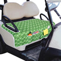 PGmoon Golf Cart Seat Covers with 4 Front Pockets & Nonskid Bottom | Universal Golf Cart Seat Towel Blanket Fits for EZGO, Yamaha, Club Car and More 2 Person Seats Golf Carts by PGmoon