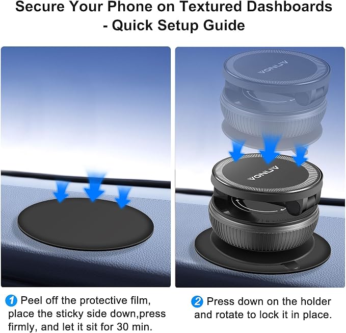Magnetic Phone Holder for Car, 2025 Upgrade with 96LBS Ultra Suction & 2800gf Strong Magnet, 360° Adjustable Hands-Free Mount, Premium Car Accessories for Women Men, Fits iPhone/Android - Image 4