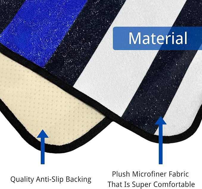 Waterproof Car Seat Cover for Front Seats, Protector for Cars SUVs Trucks, Sweat Towel Seat Covers Bucket for Gym,Workout,Beach,Hiking,Running (American Flag Black, 1PC) - Image 4
