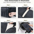 MIXJOY Dog Car Seat for Small/Medium Dogs up to 23 lbs, Multi-Functional Dog Carrier for Car with Detachable Washable Cover, Pet Travel Bed with Clip-On Safety Leash, Grey - Image 8