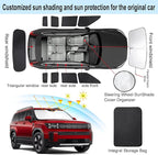 TINGLU Window Shades for Hymdai Santa Fe 2024-2026 Accessories Car Side Full Windows Rear Triangular Windshield Sun Shade Sun UV Rays & Privacy Protection for Camping 10PCS - Image 3