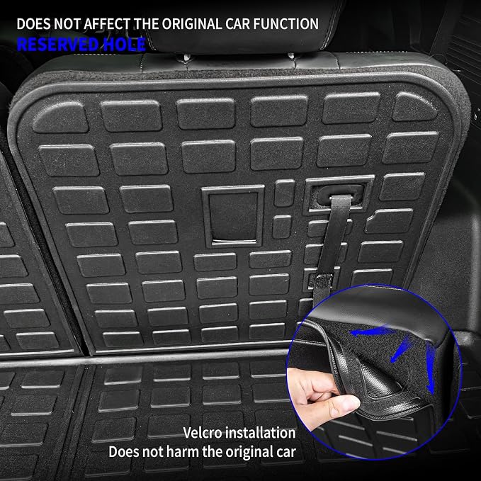 Rontaod Trunk Mat with Backrest Mat for 2021-2025 2026 Kia Sorento | Cargo Mat Cargo Liner TPE All Weather Back Seat Cover Protector 2024 Sorento Accessories - Image 5