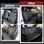 HKZ Customized Special seat Cover for Toyota Corolla (Black+Red, 2023-2026 Corolla Hybrid SE) - Image 5