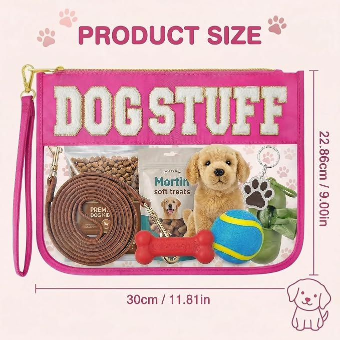 Dog Mom Gifts for Women Travel Bag Stuff Carrier Gifts Bag for Dog Lovers Food Storage Pouch Organizer Bag - Image 3