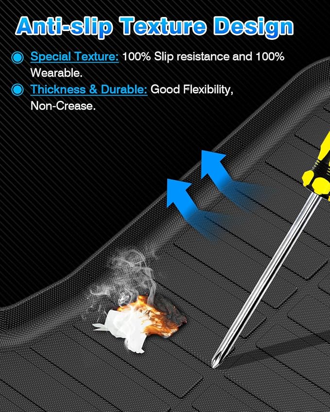 Cartist Cargo Liner Fits for 2018-2023 Crosstrek & 2017-2023 Impreza (Not fit Crosstrek Hybrid Models) Accessories All Weather Trunk Mat for Crosstrek Carpet Protection TPE Heavy Duty - Image 5