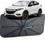 Car Windshield Sun Shade Umbrella for Honda HR-V 2016-2022, 1:1 Fit | [Reflective Coated Fabric] Car Shades Sun Visor Keep Car Cool and Protects Interior, Sunshade Umbrella for Front Window by MakeLifeBetter