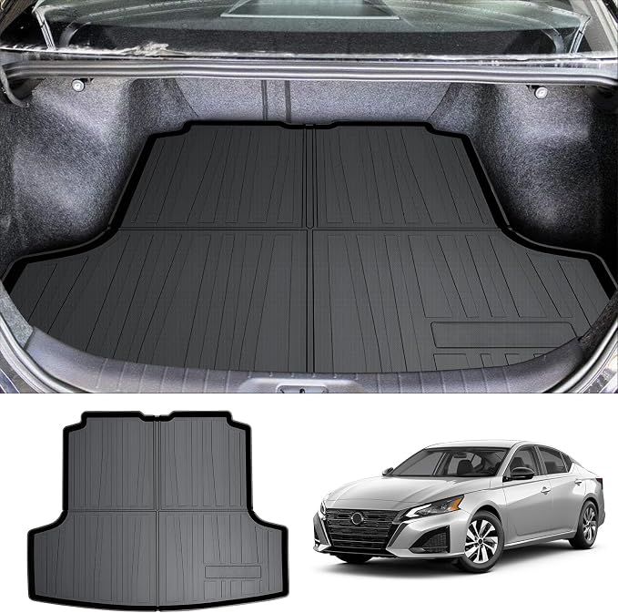 Powerty Trunk Mat for Nissan Altima Sedan 2019-2025 2026, All Weather TPE Cargo Mat Liner for Altima Rear Trunk - Image 9