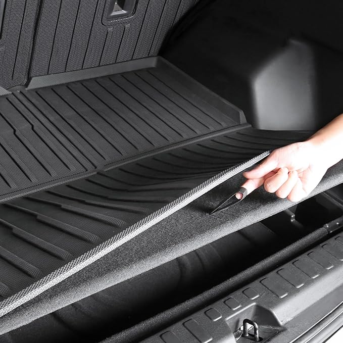 Floor Mats for 2018-2024 Chevy Equinox/GMC Terrain Accessories | Full-Coverage Set with Cargo Liner & Backrest Protector, Odorless & Durable, All-Weather Protection, 3D Laser Fit - Image 6