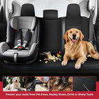 FREESOO Custom Leather Seat Covers for Toyota Corolla L LE Series 2014-2019 | Sedan, Full Set, Waterproof, Airbag Compatible, Scratch-resistant, Anti-slip, Protector Cushion, Durable Material, Easy-clean - Image 6