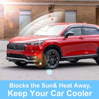 Windshield Sun Shade for 2023-2026 Honda HR-V HRV Accessories | Full covered, Foldable & Durable, Block UV Rays, Reduce Heat, Easy to install, Keep Car Cooler - Image 6