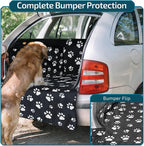 Veckle SUV Cargo Liner for Dogs - Trunk Cover with Bumper Flap Protector | Waterproof Pet Cargo Cover with Side Flaps, Dog Car Seat Cover with Non-Slip Trunk Mat, Prevents Scratches Pet Hair Mud Dirt - Image 7