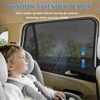Car Window Shades,2 Pack Car Side Window Sunshade,Breathable & Retractable | (Front Windows)Car Window Shade for Baby,Universal Fit Most of Cars,Glare Shield,Protect Privacy - Image 8