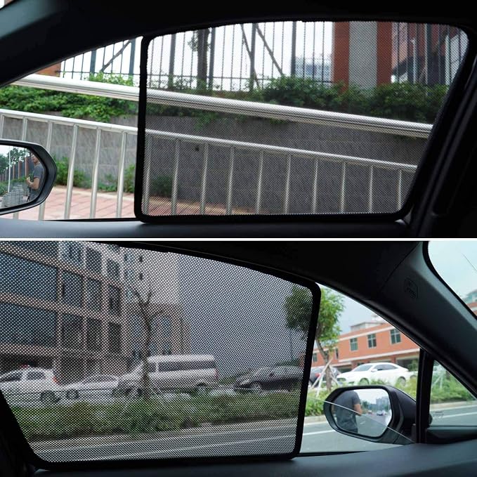Cartist Car Window Shades for Honda CR-V CRV 2017-2022 Accessories, Side Rear Window Covers Sun Shade Breathable Magnetic Mesh Shades Sunshade Protector UV Rays Privacy Protection 4PCS - Image 5