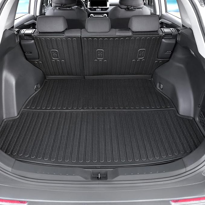 Cargo Mat for 2019-2025 Toyota RAV4 Accessories | Integrated Cargo & Backrest Liner, Odorless TPE, All-Weather Protection, Folds with Rear Seats, 3D Custom Fit by GALVAGNITE