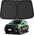 for Taos 2022-2025 2025 Sun Shade Windshield, Custom Fit Foldable Front Window Sunshade Sun Visor 400D Retractable Protector Car Accessories, Block UV Rays Keep Your Car Cooler by Achaltiza