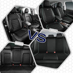 Skechers Air-Cooled Memory Foam Seat Cover,Mesh Thick Car Seat Covers,Piping Leather Car Seat Cover,Airbag Compatible,Automotive Comfort for Most Cars, Vans, Trucks, SUV(Mint,Full Set) - Image 7