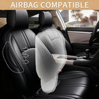 Custom Fit Seat Covers for Honda Civic Sedan EX-L,EX-T 2016-2021 Premium Comfort Faux Leather Car Seat Covers Black - Image 4
