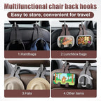2 Pack Car Seat Back Double Hook, Headrest Hooks for Car, 2026 New Car Seat Back Organizer Storage Hook for Handbag, Purse, Coat Bags, and Accessories - Image 3