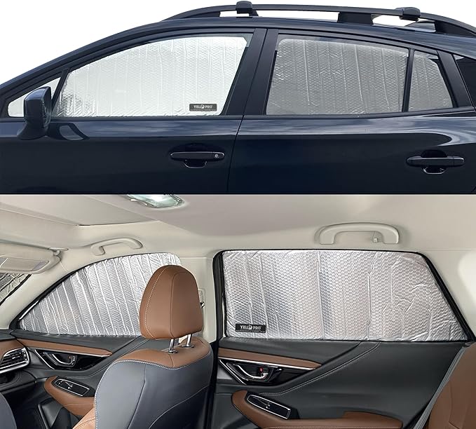 YelloPro Side Window Rear Seat 2nd Row Sunshade (Set of 2) Custom Fit for 2023 2024 2025 2026 Lexus RX SUV, Sun Protection UV Reflector Insulated Accessories [Made in USA] - Image 8