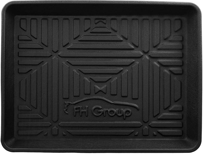 FH Group Climaproof for All Weather Protection Black Multi-Purpose Pet Feeding Bowl Tray, Dog Bowl Tray, Boot Tray, Shoe Tray, Great for Entryway or Garage 20 - Image 4