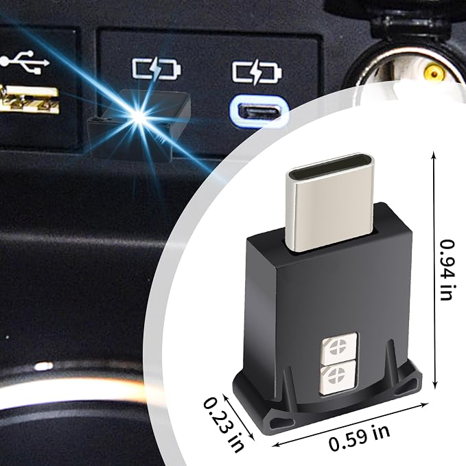 BFXM Mini USB Car Light, 5V USB Light for Car, 8 Switchable Colors | Car Lights Interior, USB LED Light, Fit for Car, Laptop Keyboard, Home Office, Plug-and-Play Type-C Port - Image 2