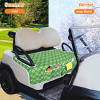 PGmoon Golf Cart Seat Covers with 4 Front Pockets & Nonskid Bottom | Universal Golf Cart Seat Towel Blanket Fits for EZGO, Yamaha, Club Car and More 2 Person Seats Golf Carts - Image 7