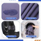 Hahafelt 2 Pack Car Seat Towel Cover and Athletic Running Towel with Storage Bags, Sweat Washable Gym Seat Protector Non Slip for Dog Pet Workout Running Outdoor Sport Activities(Pure Gray) - Image 5