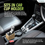 Superior Essentials Car Phone Mount & Key Storage Expander - Universal Size Phone Holder for Car - Elegant Design with Easy Installation - Effortless Charging - Image 3