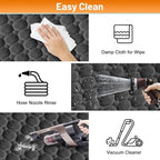 Mancro Waterproof Dog Hammock for Truck, Compatible with F150/RAM, Orange | Visible Mesh Window,Great Gift,Storage Pockets,Effortless Cleaning, designed for full-size trucks, water-resistant polyester - Image 6
