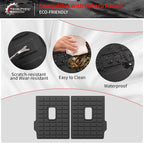 2nd Row Kick Mats for 2019-2025 2026 Subaru Ascent 7 Seats | Back Seat Cover Protector TPE All Weather Backrest Mats 2024 Ascent Accessories - Image 4