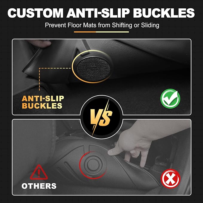 Floor Mats for Toyota Camry 2018-2024 FWD Gas, Floor Liners & Cargo Liner | Not for AWD or Hybrid. Custom Fit Car Mats All-weather Protection Waterproof Easy to Clean Heavy Duty - Image 9